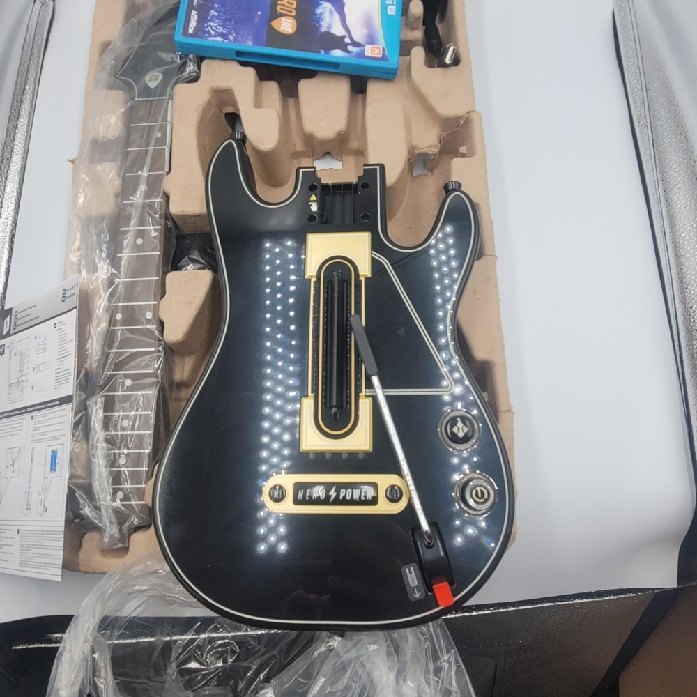 NEW Guitar Hero Live Nintendo Wii U Wireless Guitar Controller Bundle w/Dongle